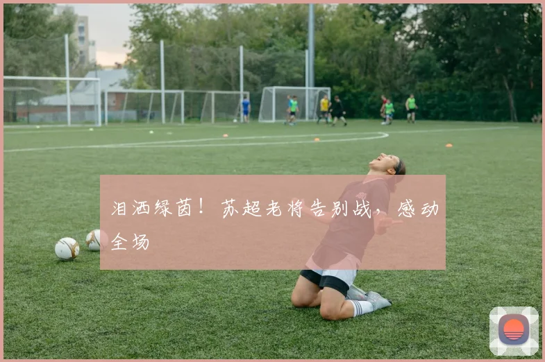 泪洒绿茵!苏超老将告别战,感动全场