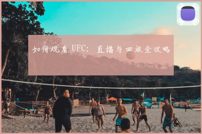 如何观看 UFC:直播与回放全攻略
